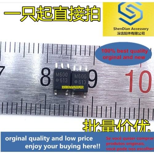 10pcs only orginal new HCPL-M600 M600 SMD SOP-5 pin coupler high-speed optocoupler integrated block chip