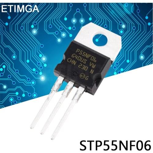 100PCS/LOT STP55NF06 TO-220 P55NF06 TO220 55NF06 new MOS FET transistor