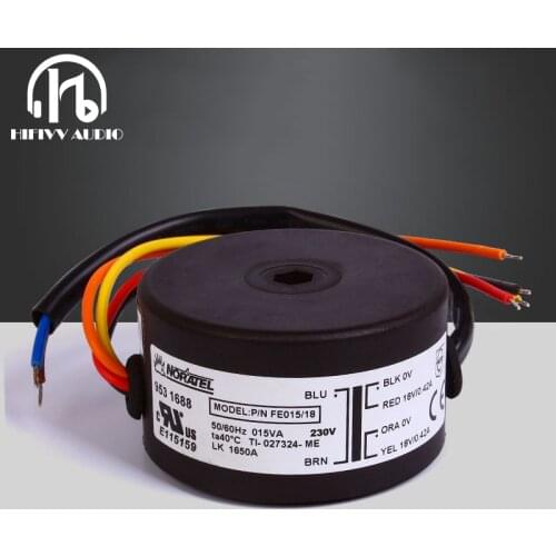 15VA 15W NORATEL Transformer Power amplifier DAC power supply amp player transformer double 6V 9V 12V 15V 18V 25V