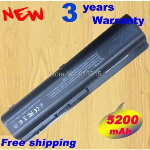 5200mAh Laptop battery for HP Pavilion DV4 DV5 DV6 G71 G50 G60 G61 G70 DV6 DV5T HSTNN-IB72 HSTNN-LB72 HSTNN-LB73