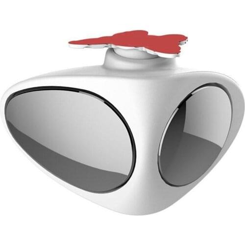 Car Blind Spot Mirror Wide-angle Lens 360 Rotation Adjustable Convex The To Rearview Front Wheel Car Mirror View Mirror O9K1