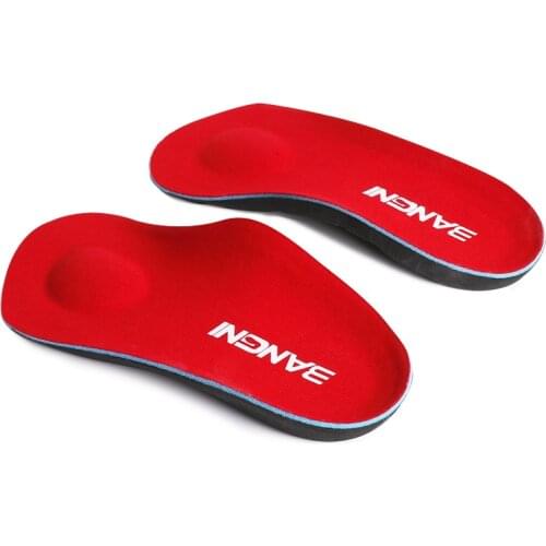 BANGNI 3/4 Half Orthopedic Insole Arch Support Inserts Heel Pain Cushion Plantar Fasciitis Sole Flatfoot Shoe Pads For Men Women