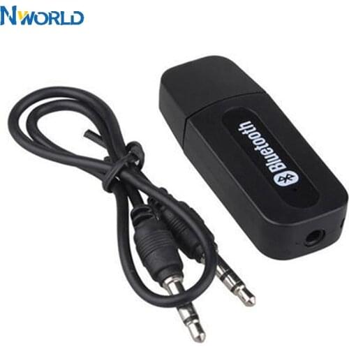 Nworld Bluetooth Adapter USB Wireless Bluetooth Music Stereo Receiver Adapter AMP Dongle Audio Receiver Home Speaker 3.5mm