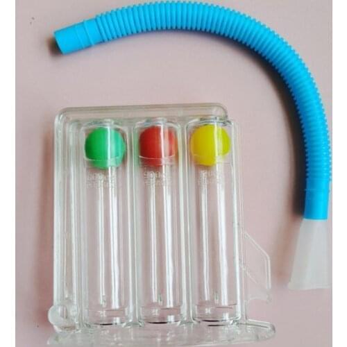 Lasting Lasting Unique Effective Volumetric Deep Breathing Exerciser Plastic Inspiratory Exerciser Compact for Senior