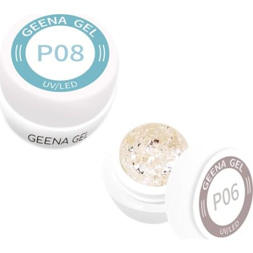 Geena Glass Sequins Gel Polish Glitter DIY Nails Art Shinging Color Nail-Gel-Polish Soak Off Hybrid Varnishes Nails Manicure