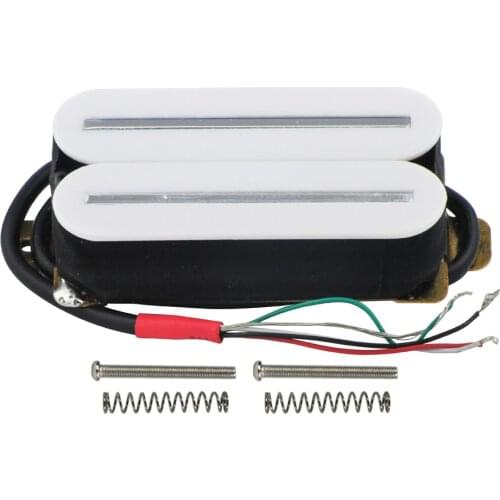 FLEOR Hot Dual Rail Humbucker Pickup Electric Guitar Pickup Ceramic 4-Wires