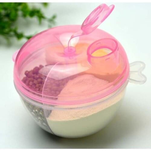 Apple Shape Baby PP Dispenser Milk Powder Container Storage Feeding Box for Infants