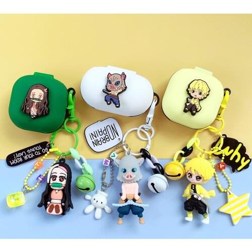 Cute Cartoon Girl Cover for Samsung Galaxy Buds Live 2020 Case Wireless Bluetooth Earphone Shockproof Silicon Case Headphone Box