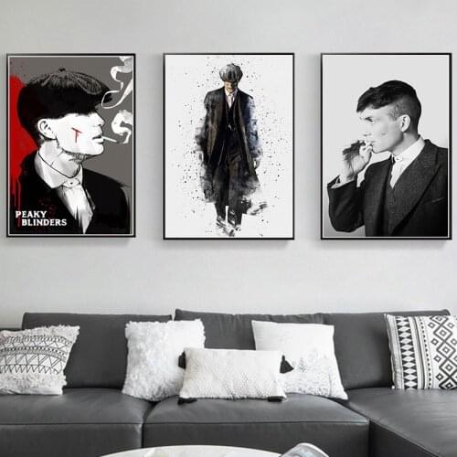 Peaky Blinders Season TV Series Canvas Painting Wall Art Home Poster Art Decor Painting Wall Art Living Room Decor