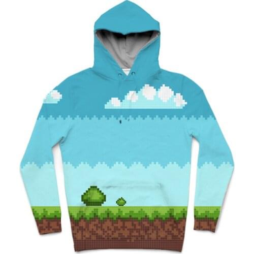 REAL American SIZE Game World high quality 3D Sublimation Printing Hoody Hoodie Plus size 5xl 6xl