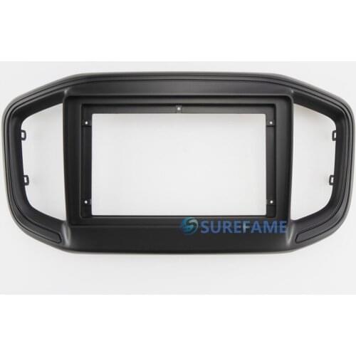 9 inch Car Fascia Radio Panel for 2020+ Dodge Ram 700 Dash Kit Install Facia Console Bezel Plate 9inch Adapter Trim Cover