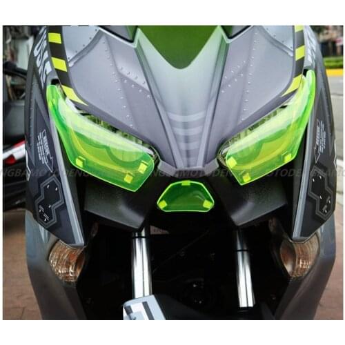 Motorcycle Acrylic Front Headlight Lens Protection Screen Lens Cover YAMAHA XMAX300 XMAX250 xmax 300 250 X MAX 300 250 2017-2018