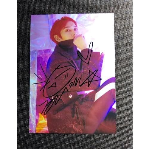 Hand signed Super Junior Kim Hee Chul autographed photo TIME SLIP 5*7 1119P