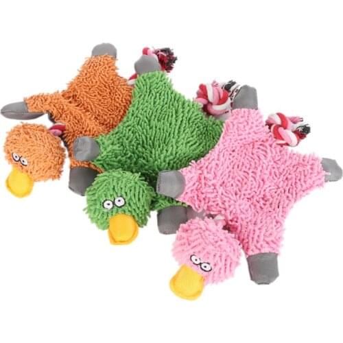 Dog Toys Cotton Rope For Small Large Dogs Animal Shape Plush Pet Puppy Squeaky Chew Bite Resistant Toy Pets Accessories Supplies