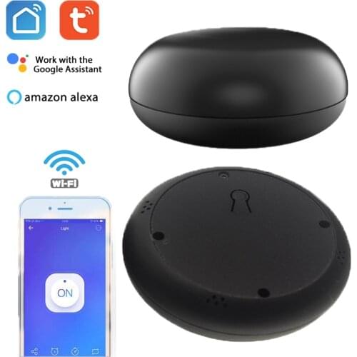 Smart WiFi IR Remote Controller,Tuya Smart Life APP Wireless Remote Control,Alexa Google Home Voice Control,Air Conditioner TV