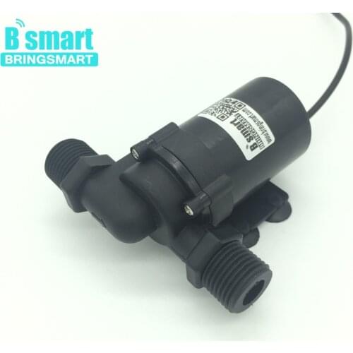 Bringsmart 12V Water Heater Booster Pump 700L/H 3M 24V 4.5M DC Brushless Water Pump Submersible Fountain Pump