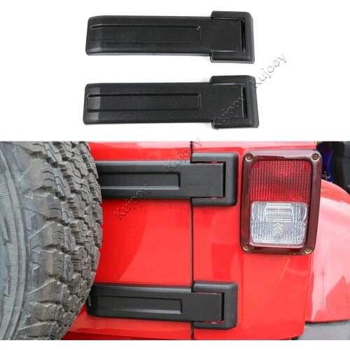 Spare Tire Bracket Hinge Cover Decor Trim for Jeep Wrangler JK 2007-2017 Car Styling Accessories