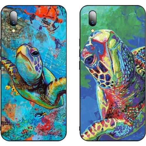 Green Sea Turtle Phone Case For Vivo Y91c Y17 Y51 Y67 Y55 Y7s Y81 Y19 Y97 Y93 V17 vivos5
