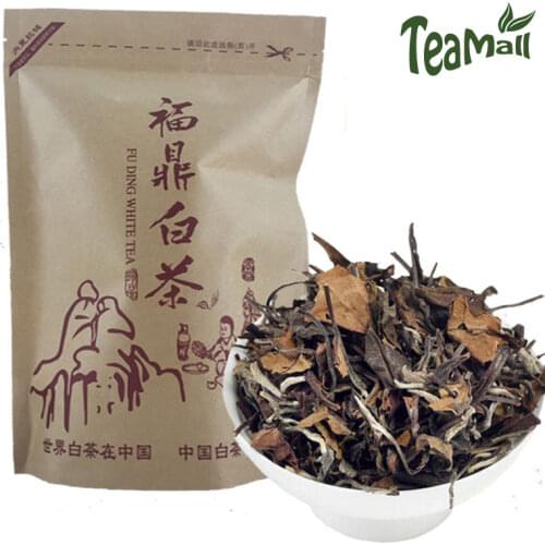 2016 Chinese Fuding White Chinese Tea High Mountain Tea Loose Leaf Sundried Shou Mei Bai Cha 100g