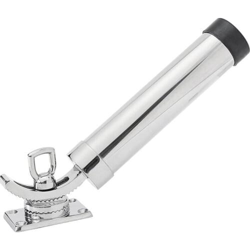 316 Stainless Steel Boat Steel Deck Adjustable Fishing Rod Bracket Yacht Boat Fishing Rod Bracket