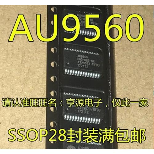 5pieces AU9560 AU9560B62-GBS-GR SSOP28
