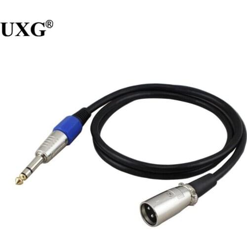 6.35mm 6.5mm stereo to XLR XLR to 6.5 6.35 three-core XLR connector Audio cable for Microphone/Mixer/Camera/Speaker/Amplifier