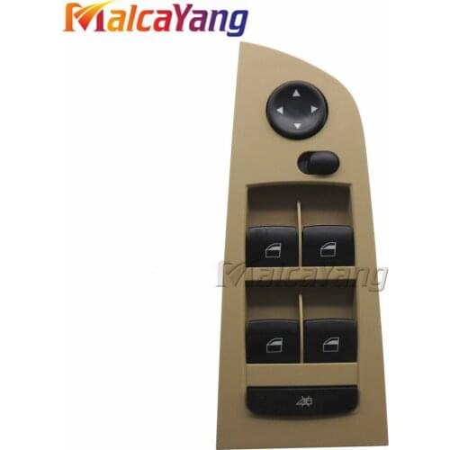 61319132127 Beige With Pane Master Power Window Switch For BMW 07-10 328i Front Driver 's Master Door Window Switch ONLY for USA