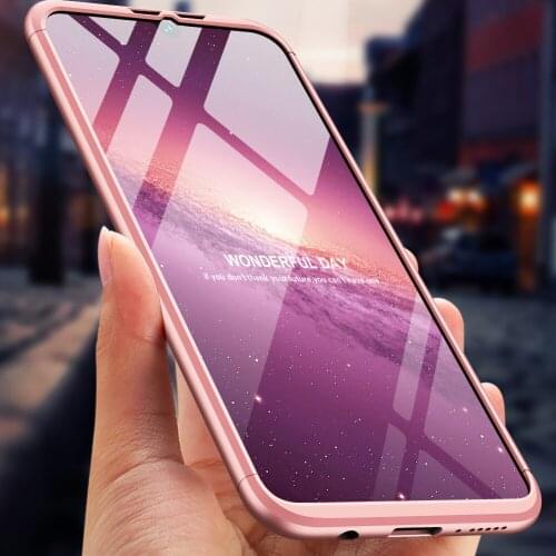 Huawei Honor 8X JSN L21 Case Colored 360 Degree Full Cover Matte Hard Cover Case For Huawei Honor 8X Max Honor8X with Glass Film