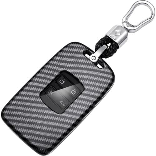 Carbon Fiber Remote Car Key Case for Renault Megane Koleos Kadjar Talisman Espace Captur Clio Fob 2016-2020 Car Key Cover