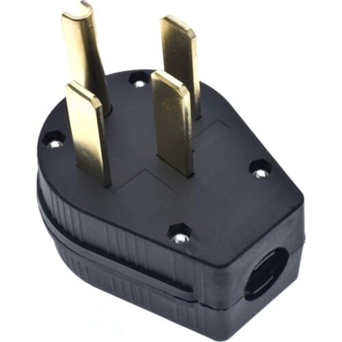 Black UL 50A 250V 125V NEMA L14-50P L14-50R Industrial twist lock power plug 4Pole panel Receptacle Connector Male female socket