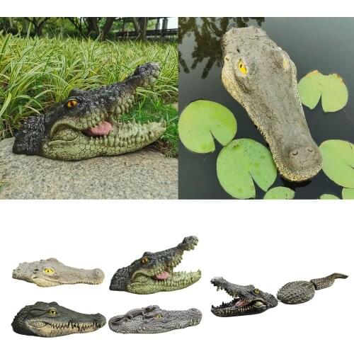 Simulation Floating Crocodile Decoy Great for Pool Park Patio Away 5 Styles
