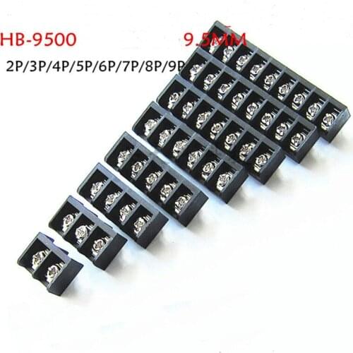 HB-9500 without cover 2P / 3P / 4P / 5P / 6P / 7P / 8P / 9P terminal spacing 9.5MM