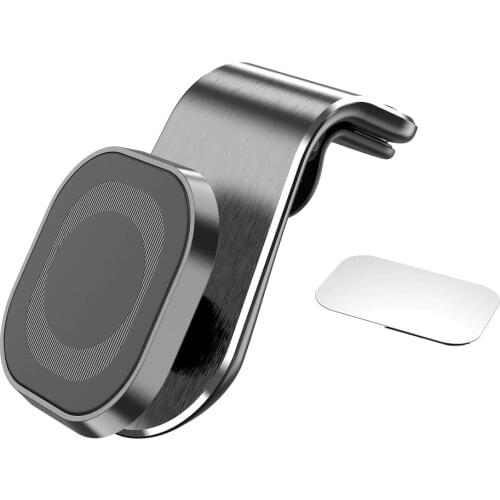 Ventilation Hole Magnetic 360 Degree Rotating Metal Magnetic Car Phone Holder Practical Durable Car Phone Holder