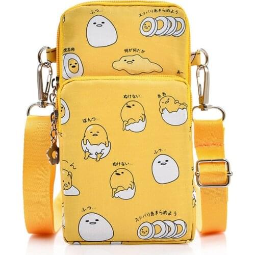 Mini Women Wrist Phone Bag Female Hanging Neck Wallet Cute Vertical Nylon Cloth Lightweight Small Mobile Phone Crossbod Bag