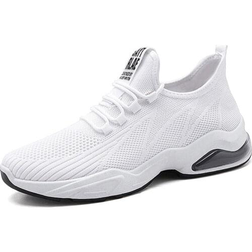 Men Mesh Casual Shoes Sneakers Mens Breathable No-slip Men 2021 Male Air Mesh Lace Up Wear-resistant Shoes Tenis Masculino 39-44
