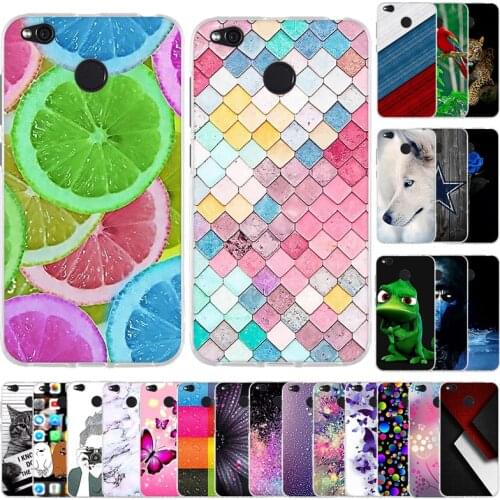 Soft Silicone Case For Xiaomi Redmi 4X Case Soft TPU Fundas Phone Case For Xiaomi Redmi 4X Case Back Cover Protective Shell Bags