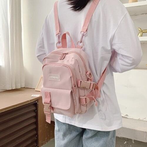 2022 New Backpack Female Backpack Mini Backpack Female School Bag Korean Version Girl School Students Backpack