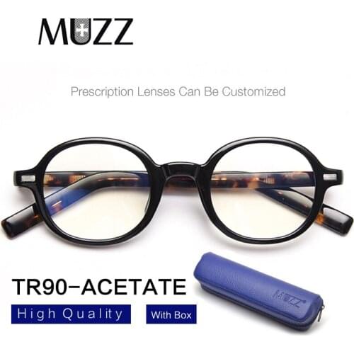 TR90 Glasses Frame Acetate leg Men Oval Myopia Prescription Eyeglasses New Optical Spectacles Silicone Temple Tip Eyewear