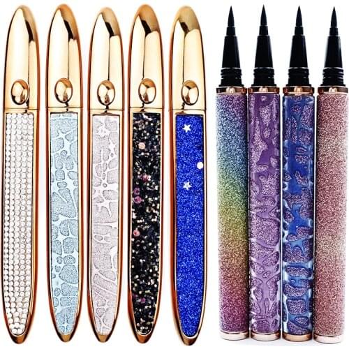 Wholesale Cosmetics Eye Liner Long-lasting Makeup Liquid Eyeliner Glue Black Eyeliner Lash Glue Pen