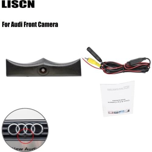 Front Camera For Audi A3 A4 Q3 A5 A6 A8 CCD Night Vision Backup camera Installation Car Logo camera Front view CAM