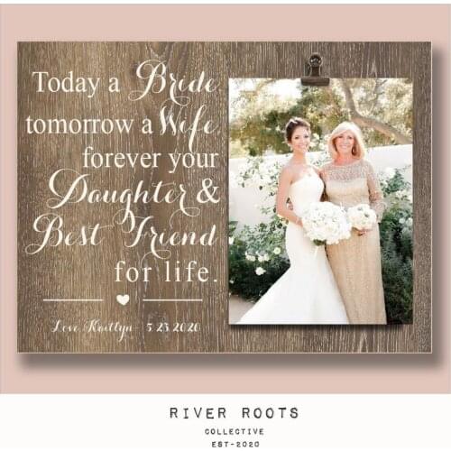 Mother of the Bride Gift Frame | Wedding Gift for Mom | Gift for Mother of the Bride from Daughter | Personalized Wedding Gift P