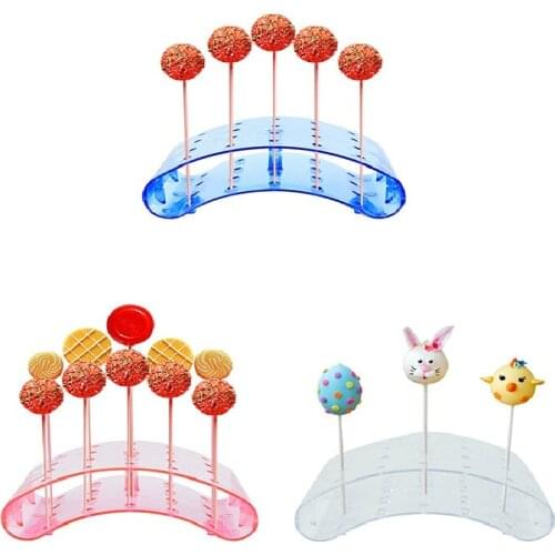 1Pc 20 Holes Lollipop Stand U Shaped Display Holder Base Shelf DIY Wedding Birthday Home Party Decor Table Supplies Baking Tools
