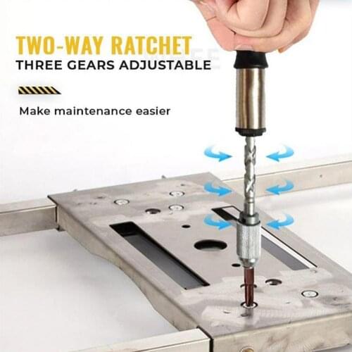 Semi-automatic Rotating Screwdriver Hand Push Pull Multi-bit Ratchet Screwdriver Set 5 In 1 Multi Tool Screwdriver For Bits