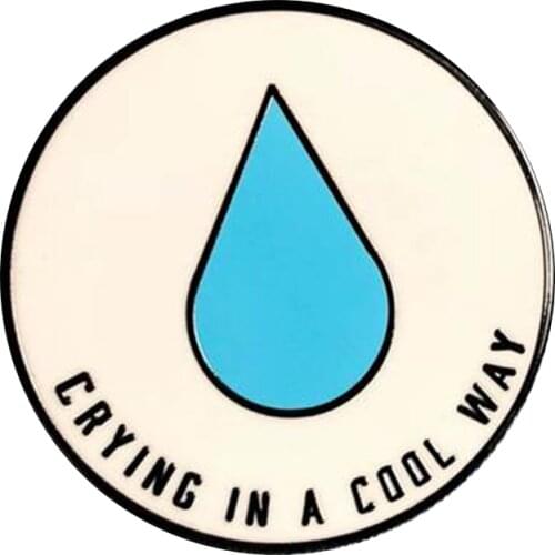 Styles hard enamel pin badge brooch