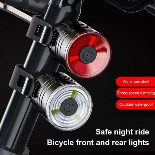 New Bicycle Tailight USB Rechargeable Light LED Cycling Flashlight Safety Warning Lamp MTB Bike Rear Tail Light for Bike Seatpot