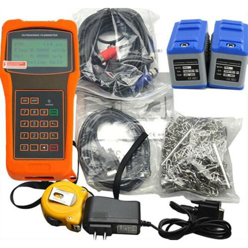 TUF-2000H-TM-1 Digital Ultrasonic Flowmeter Flow Meter with Standard Transducer TM-1 Measuring Range DN50-700mm