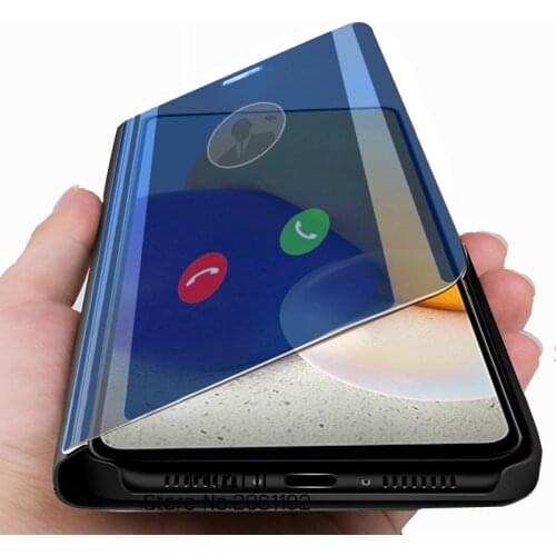 Sansung a52 5g case Smart mirror flip case for samsung galaxy a 52 a52 52a 5g samsun sm-a526b 6.5'' magnetic stand cover coque