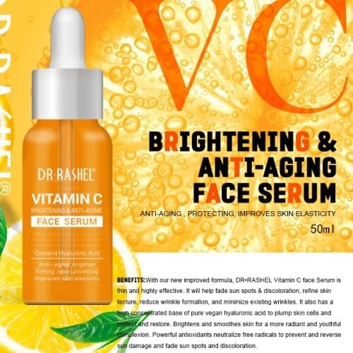 Vitamin C Essence Brightening Anti-aging Firming Whitening Facial Anti-Wrinkle Hyaluronic Acid Essence