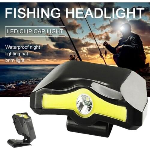 1PC LED Cap Light Headlight Waterproof Portable Light Flashlight Hiking Camping Cycling Working Fishing Head Lamp Outdoor Tools