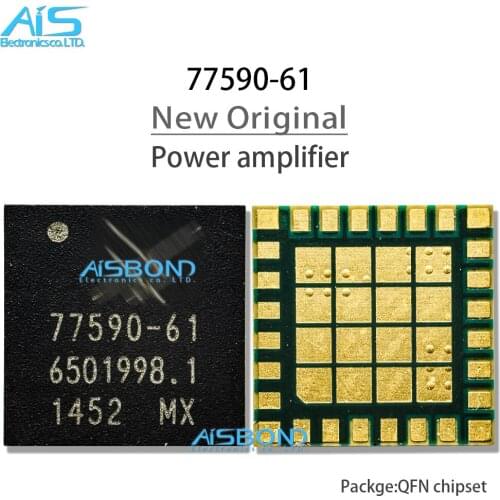 2pcs/lot 77590-61 PA IC For Mobile phone Power Amplifier IC SKY77590-61 Signal Module Chip